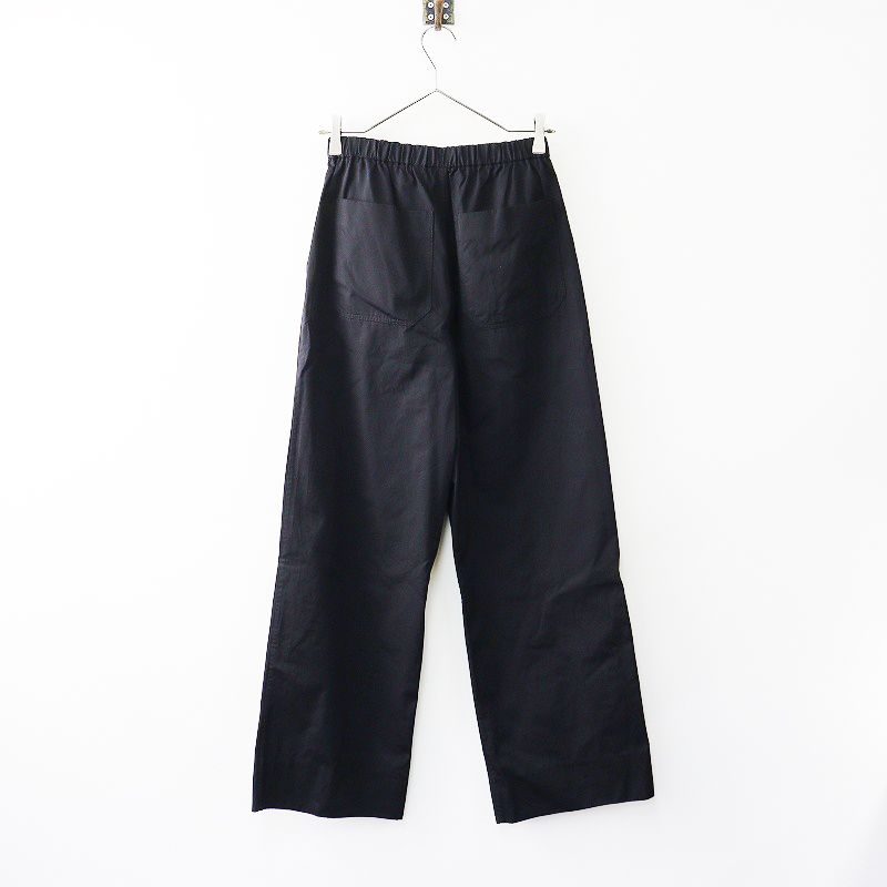 定価46200円 ブラミンク BLAMINK コットンギャザーストレートパンツ 38