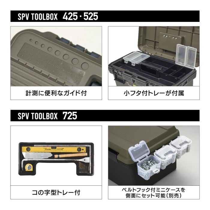 新品・2営業日で発送】JEJアステージ SPV(耐衝撃)ツールボックス 725