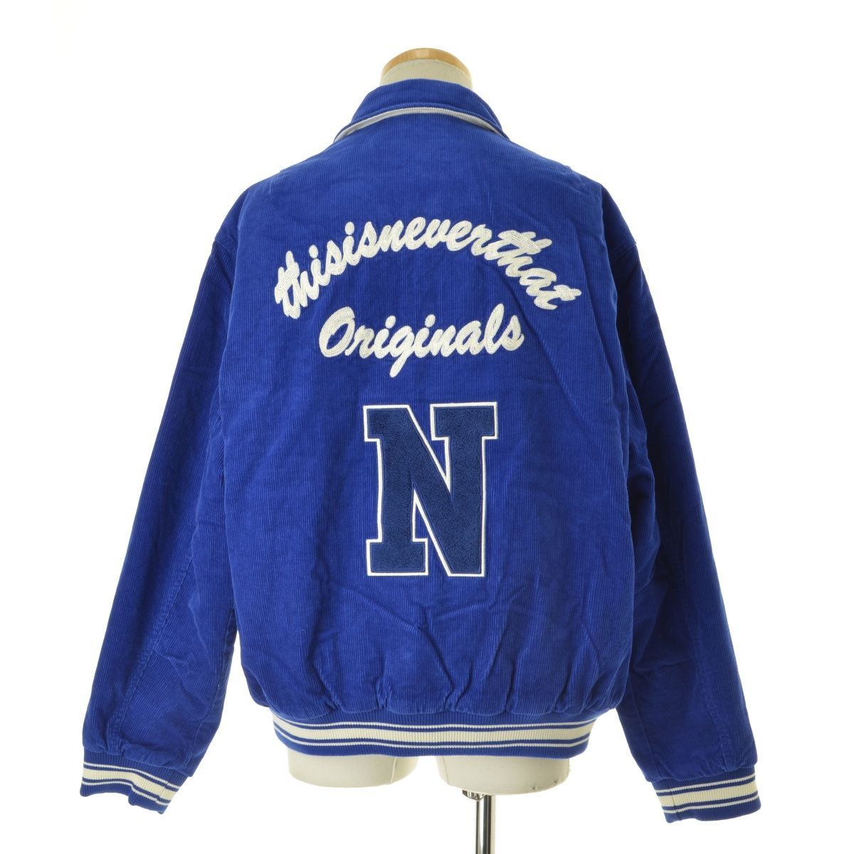 thisisneverthat】22AW TN223WOWLS02 ORIGINALS CORDUROY VARSITY 