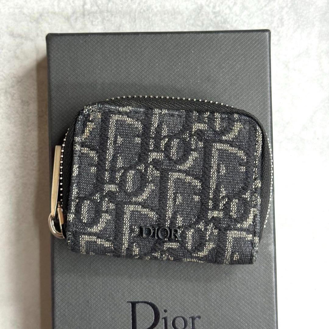 Dior　ディオール オブリーク ジャガード ポーチ コインケース 小物入れ Dior】ディオール オブリーク ジャガード ポーチ キャンバス