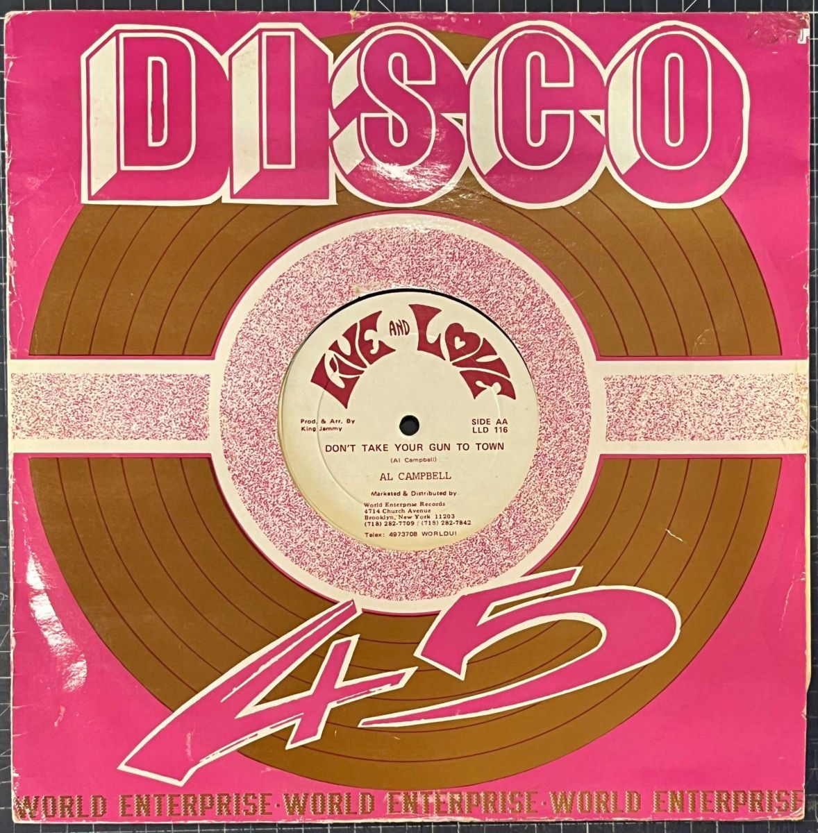 米12” Jimmy Riley | Al Campbell Give Love A Chance | Dont Take Your Gun To Town LLD116 Live And Love |00250
