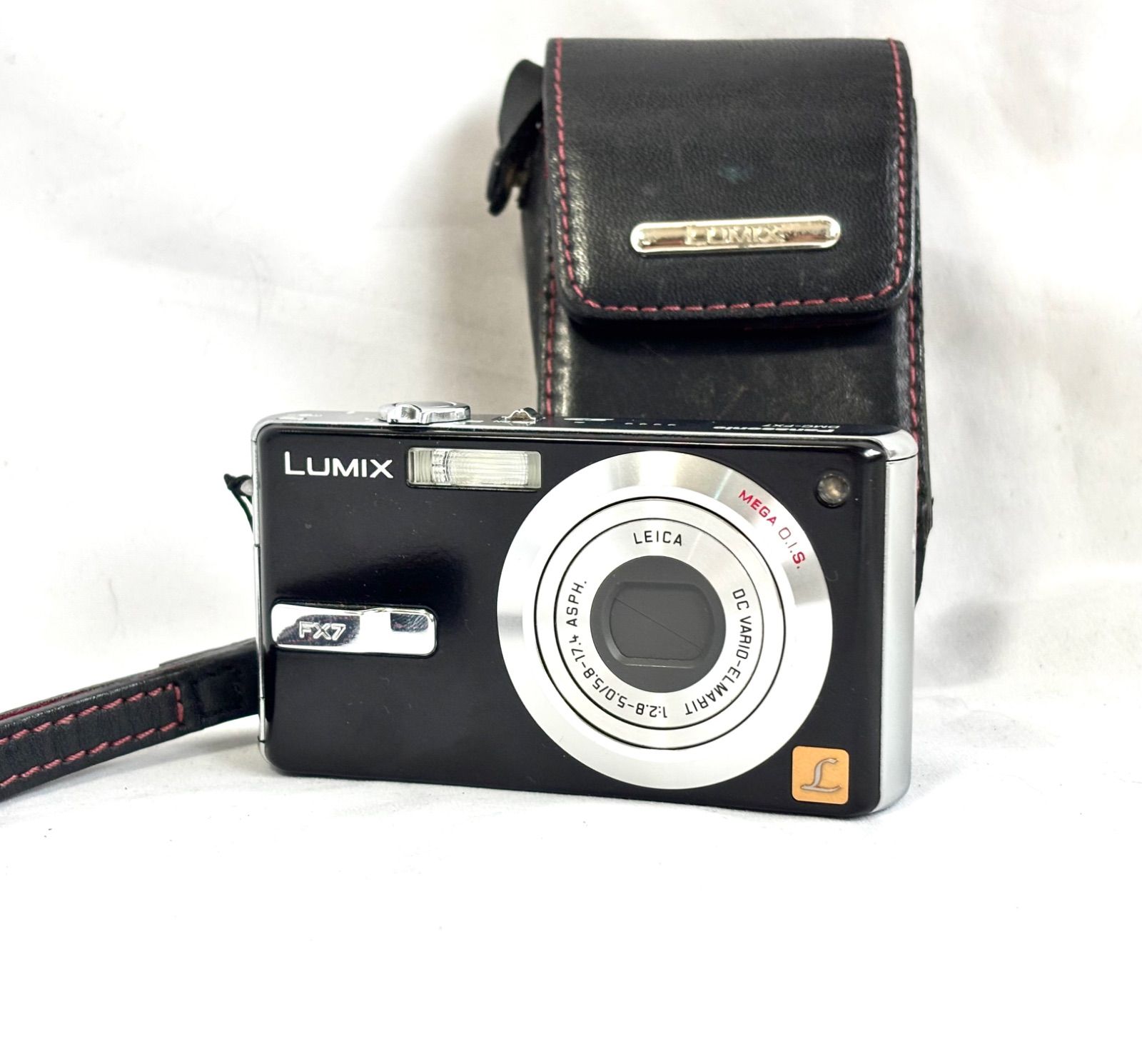 Panasonic DMC-FX7 パナソニック LUMIX ルミックス ブラック デジタルカメラ コンパクトデジタルカメラ コンデジ ケース入り 現状品