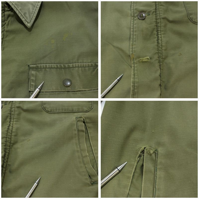 80s USA製 vintage U.S.NAVY A-2 デッキ ミリタリージャケット メンズ