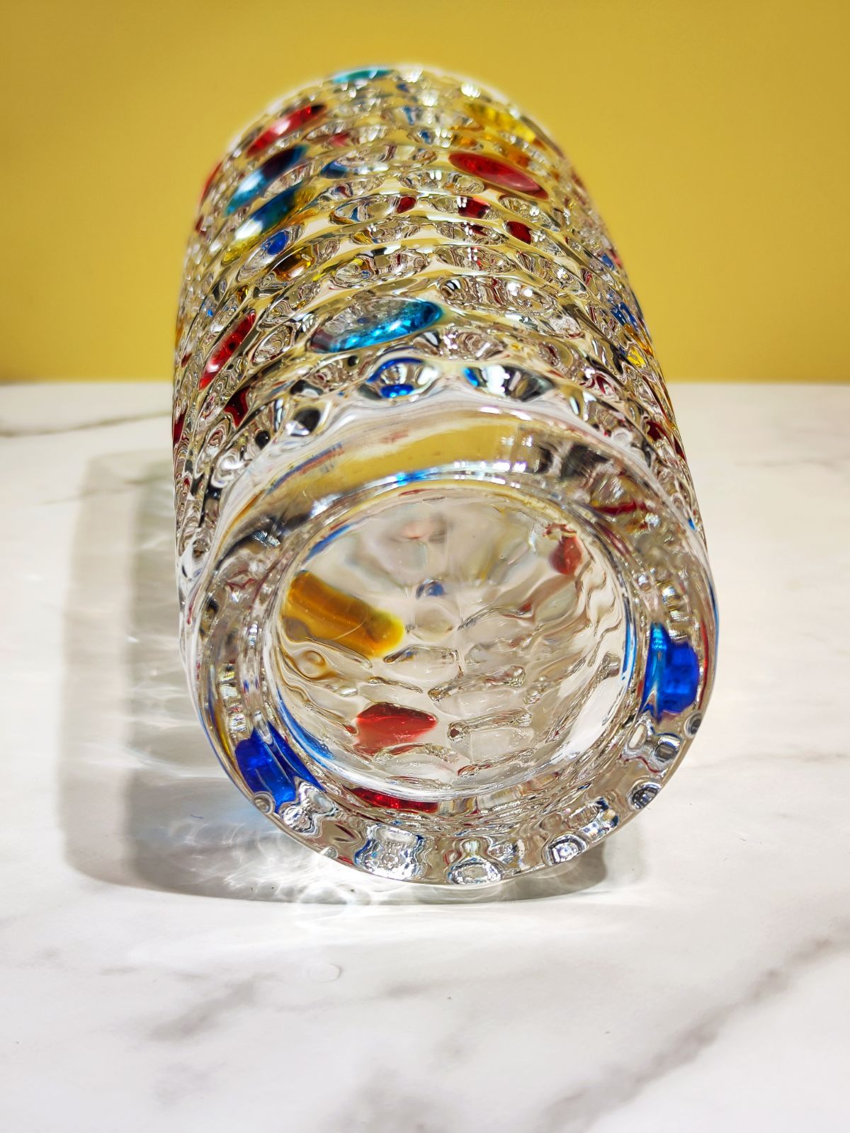 セール！【Vase Lisboa】カラフル 水晶 ガラス 花瓶 クリスタル 高級