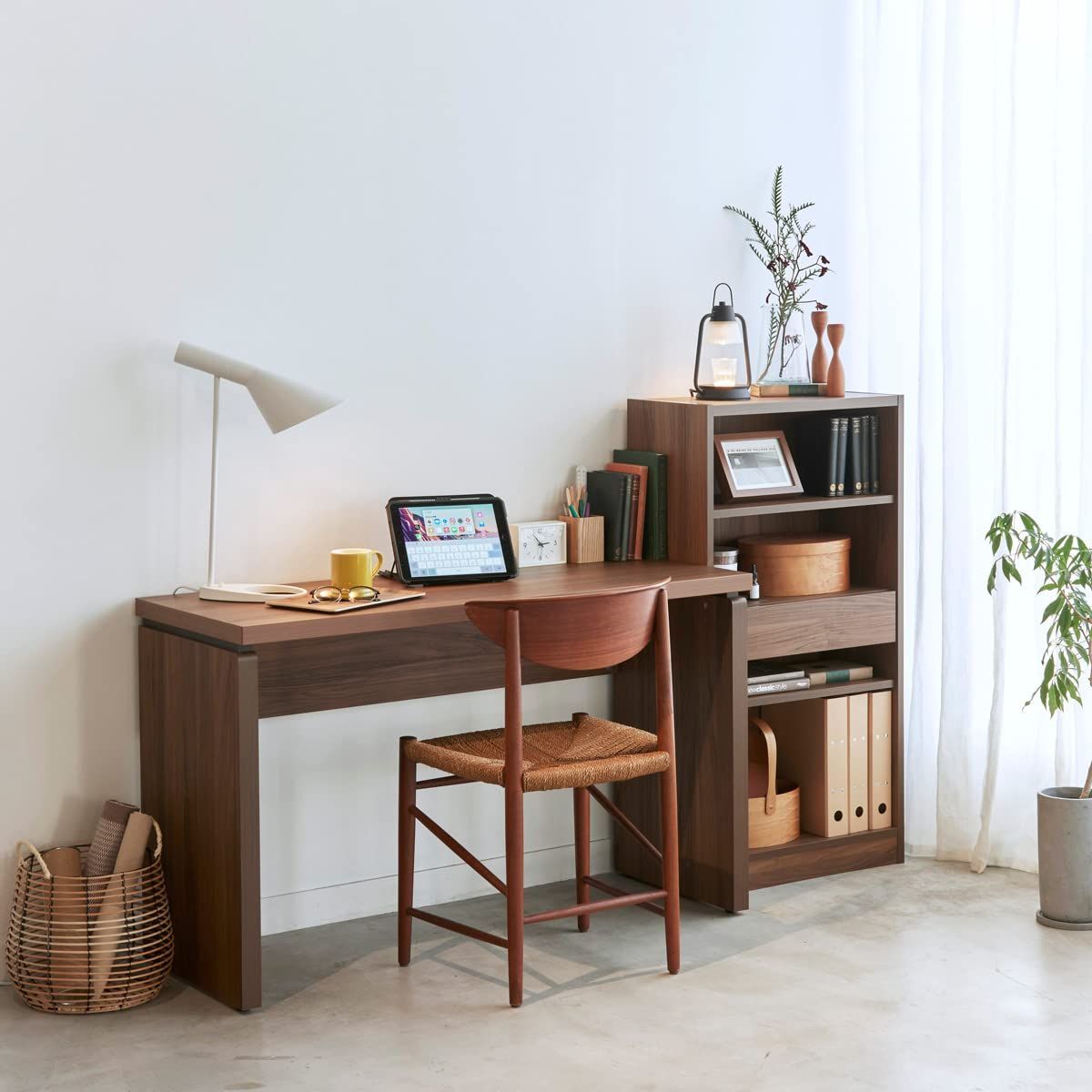 本棚 ダークブラウン