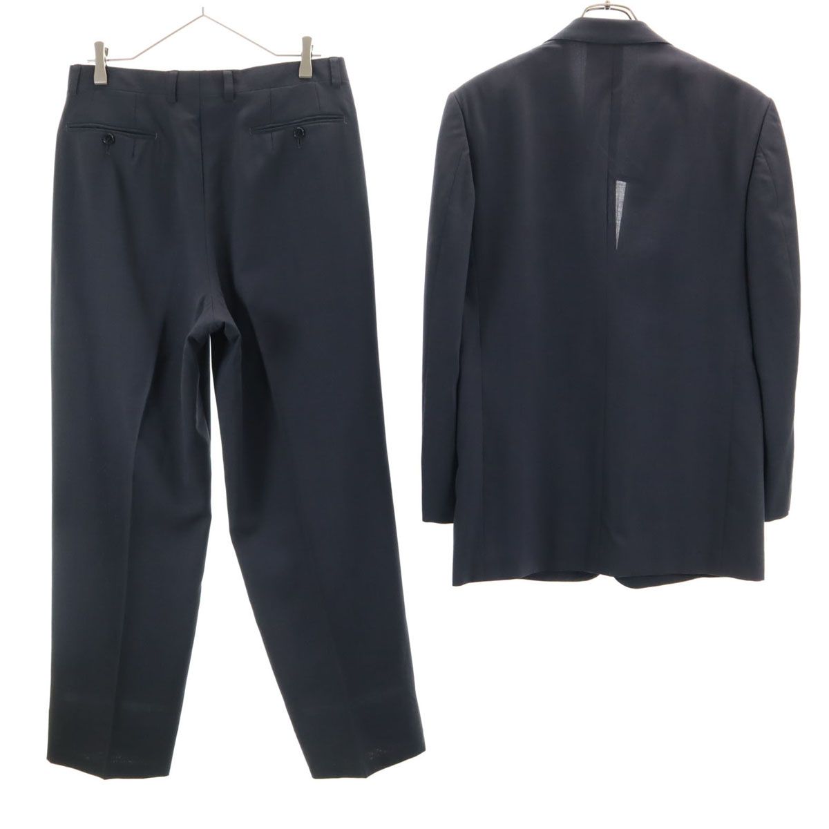 古着 LANVIN CLASSIQUE ランバン クラシック 90s オールド スーツ 上下 セットアップ R46-44 グレー系 メンズ LANVIN CLASSIQUE ランバン クラシック 90s オールド スーツ 上下