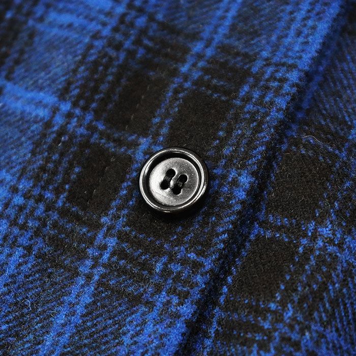CELINEセリーヌ22AWチェックドルーズ長袖シャツ　ブルー(美品) CELINE (セリーヌ) 22AW Loose Lumberjack Shirt in Checked