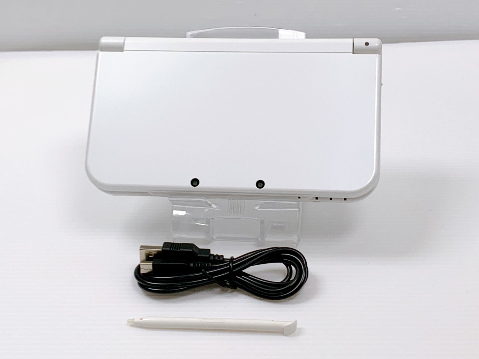 new ニンテンドー 3DS LL パールホワイト 上画面IPS液晶 すぐ遊べるセット 動作 済み