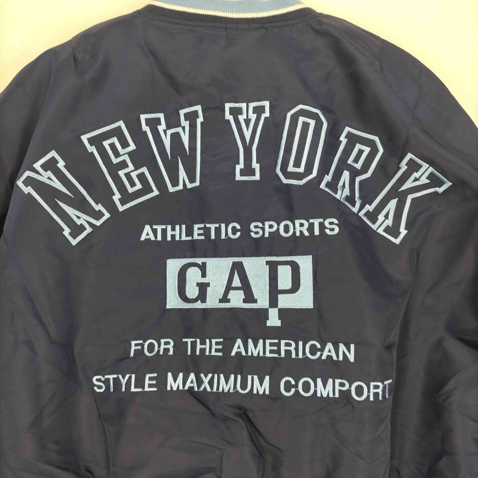 ギャップ Gap 80~90S 両面刺繍スタジャン TALONジッパー メンズ