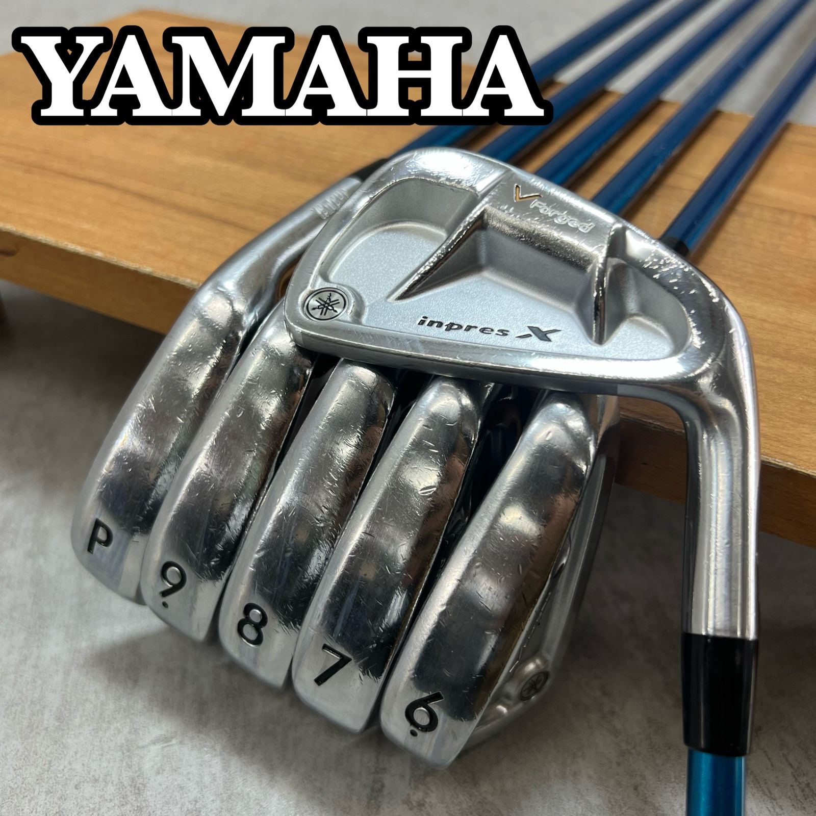 ヤマハ インプレスX V フォージド メンズゴルフ アイアンセット 6本 右利き用 S YAMAHA inpres FORGED