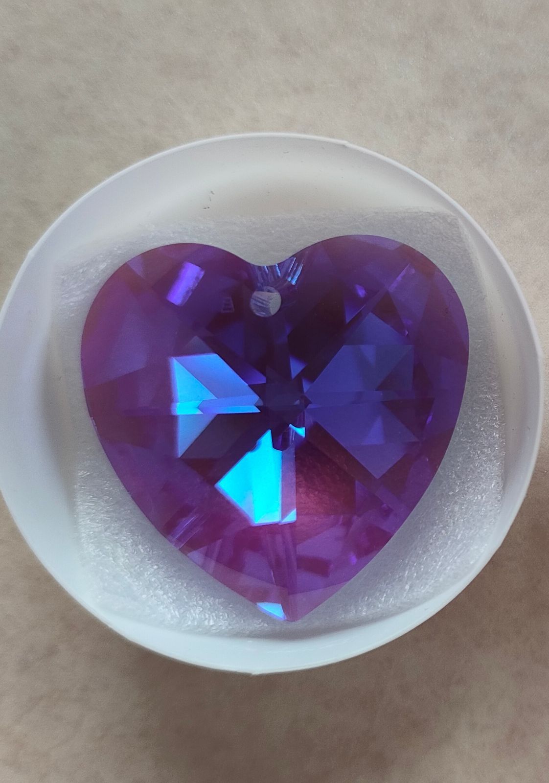 スワロフスキー ラブハート♡スモールバイオレット