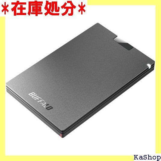 BUFFALO バッファロー 外付けSSD ポータブル USB3.2 Gen1 Type-A 1.0TB