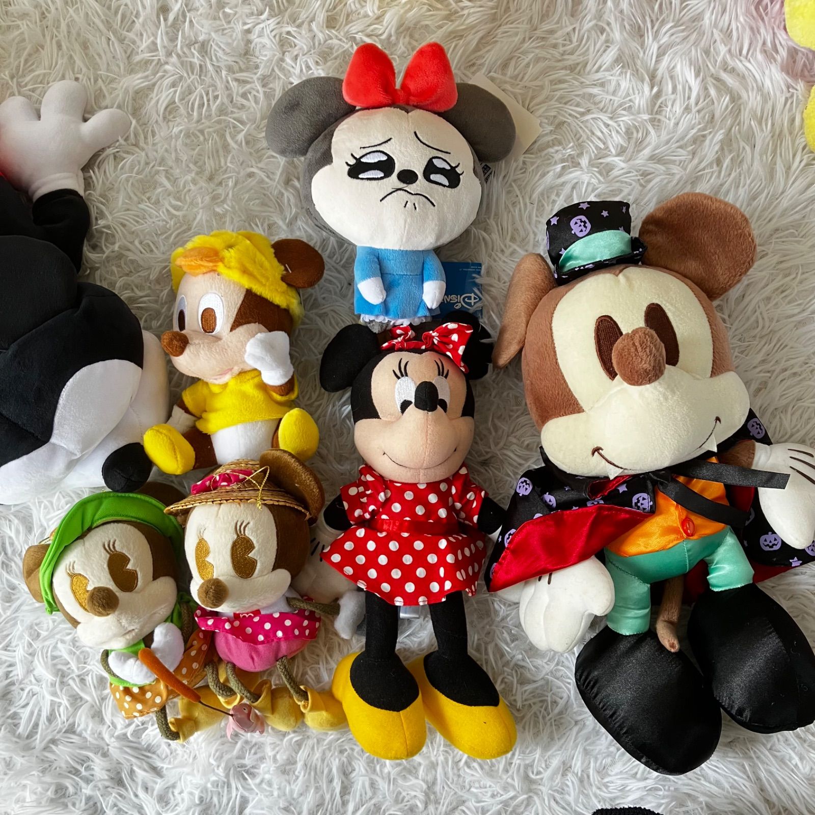 ディズニー ミッキー ミニー ストラップ マスコット ぬいバ 大量