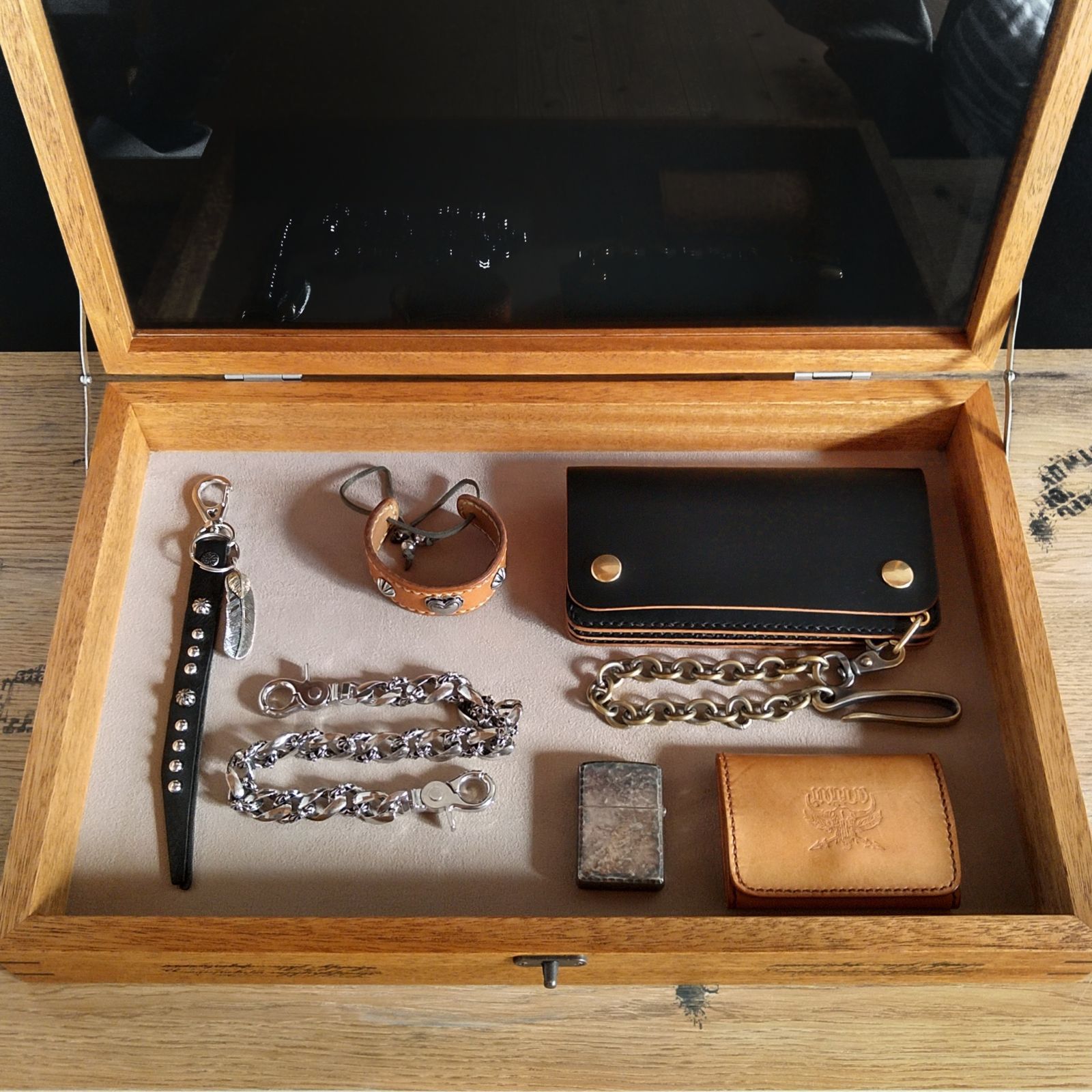 大型ヴィンテージ加工ボックス