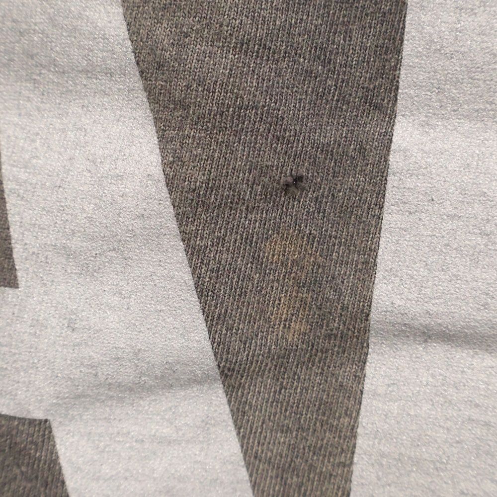 ダメージ加工半袖Tシャツ グレー