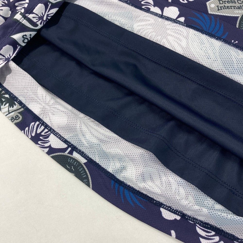 総柄 ネイビー系