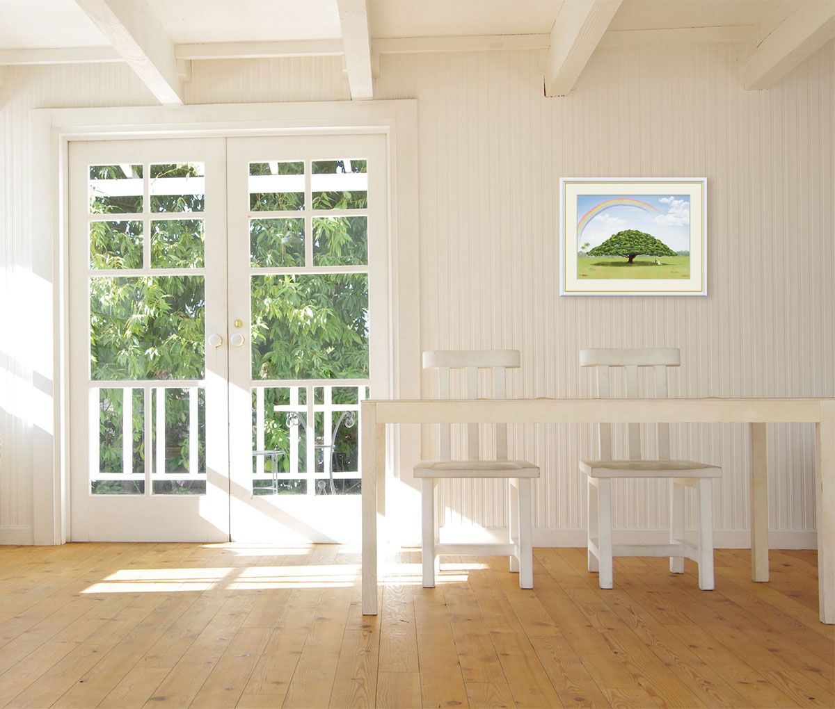 No.298フレーム付きキャンバスアート インテリア絵画 アンディー