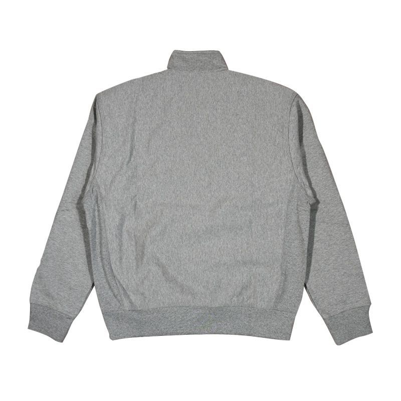 Carhartt WIP HALF ZIP AMERICAN SCRIPT - Sweatshirt - black CARHARTT WIP カーハート HALF ZIP AMERICAN SCRIPT SWEATSHIRT ハーフジップ アメリカン スクリプト スウェットシャツ 裏起毛 トレーナー カジュアル GREY HEATHER グレー I027014V6XX