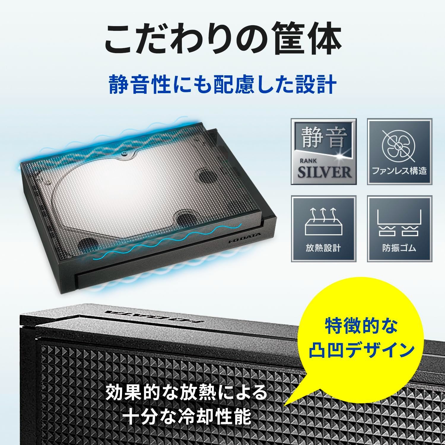 I-O DATA 6TB 外付けハードディスク（IODATA(アイ・オー・データ) HDD 