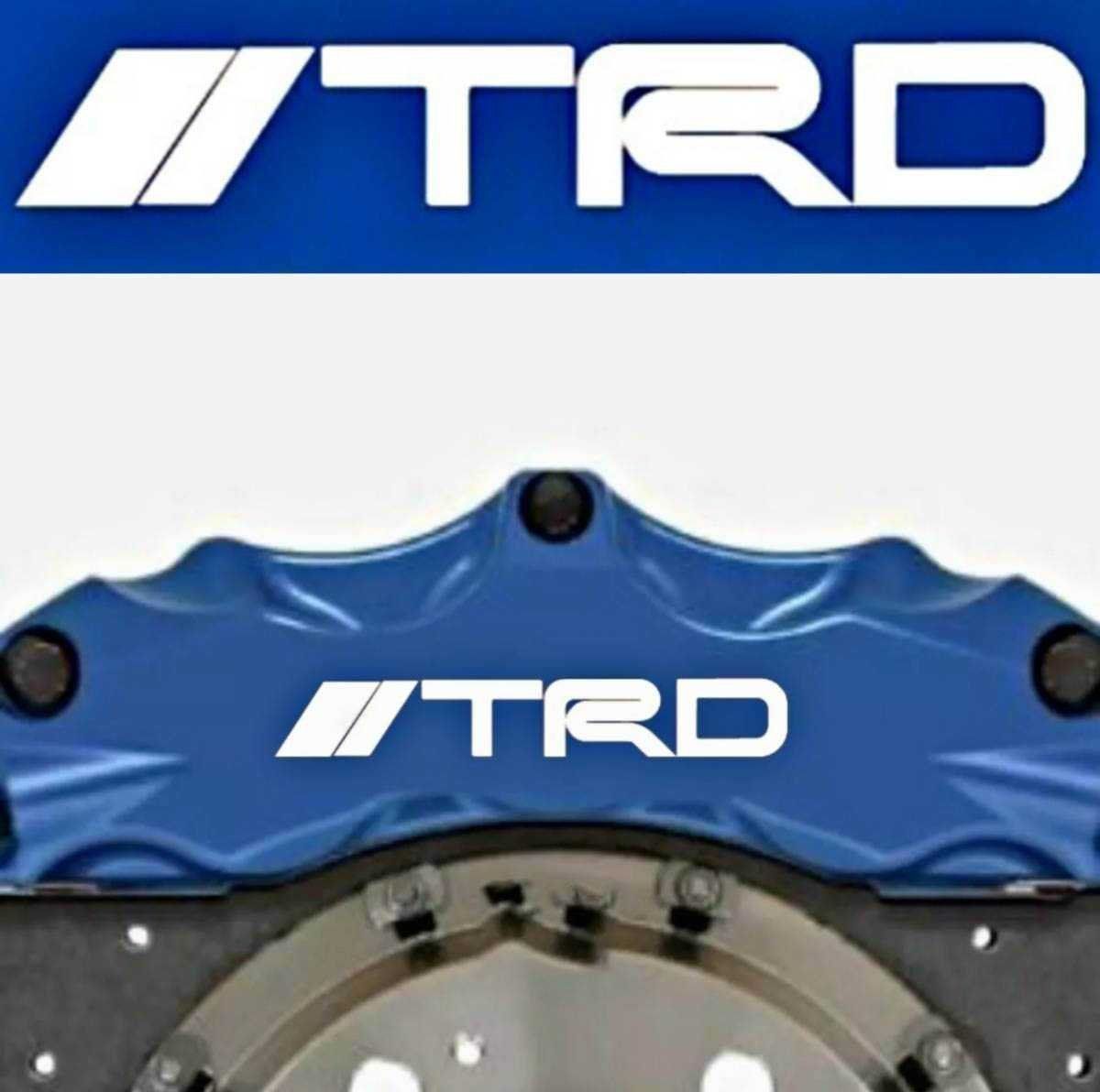 //TRD カスタム 耐熱デカール ステッカー ブレーキキャリパー ドレスアップ TOYOTA アクア ライズ カローラ C-HR SUPRA