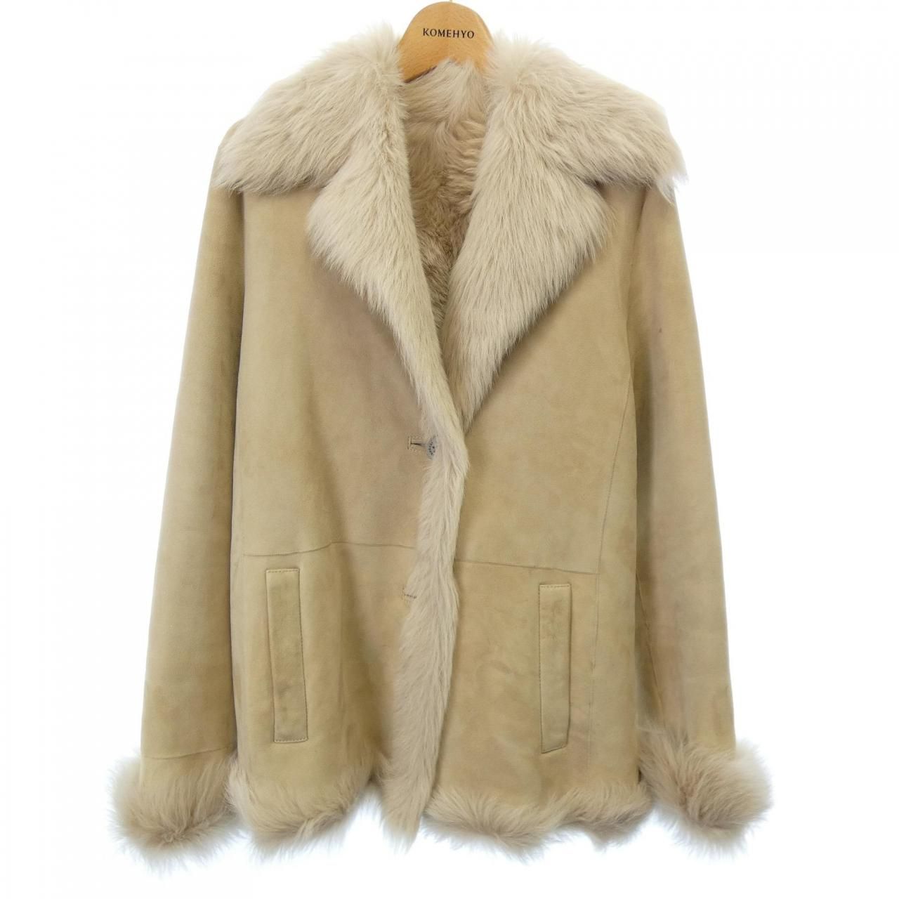 バーバリーロンドン BURBERRY LONDON ムートンコート