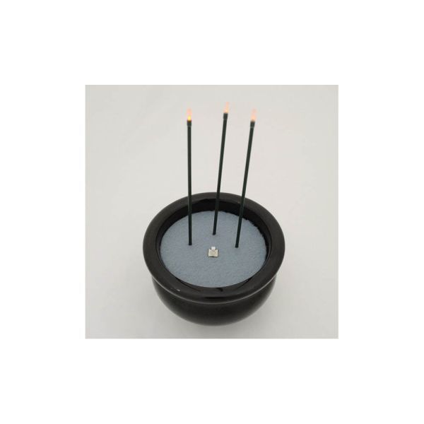 サンブライトロン LED電子線香 サンやすらぎ 3寸茶 SNO-04SB-3