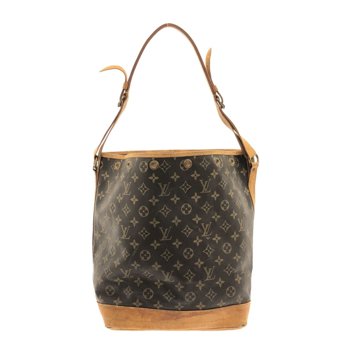 1円 LOUIS VUITTON ルイヴィトン M42224 モノグラム ノエ 巾着型 ワンショルダーバッグ 肩掛けかばん レディース ブラウン系  BJ4433(ショルダーバッグ)｜売買されたオークション情報、yahooの商品情 かばん、バッグ