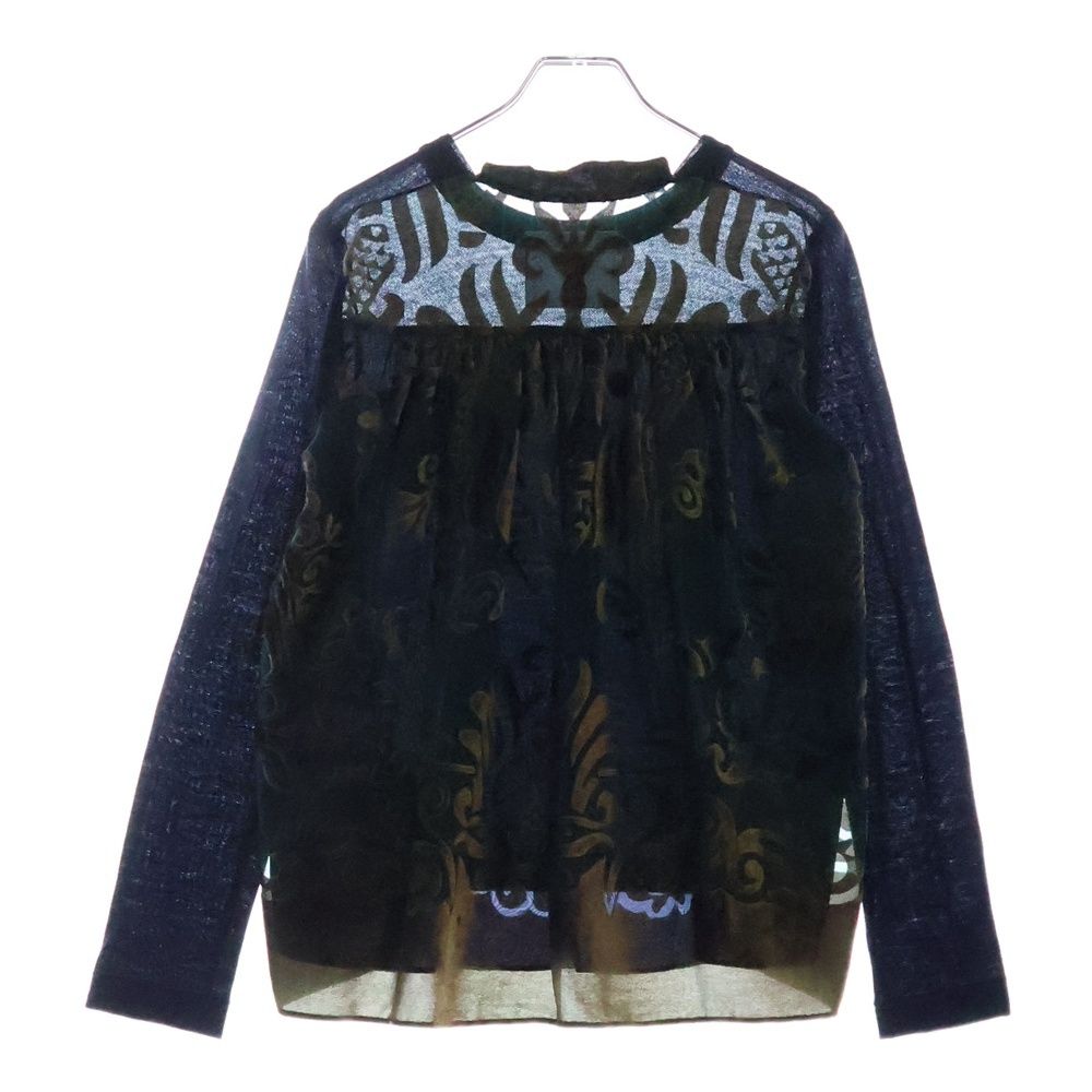 Sacai (サカイ) 14SS バックギャザーデザイン クルーネック