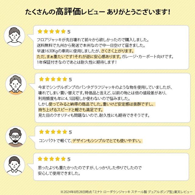 油圧ジャッキ フロアジャッキ