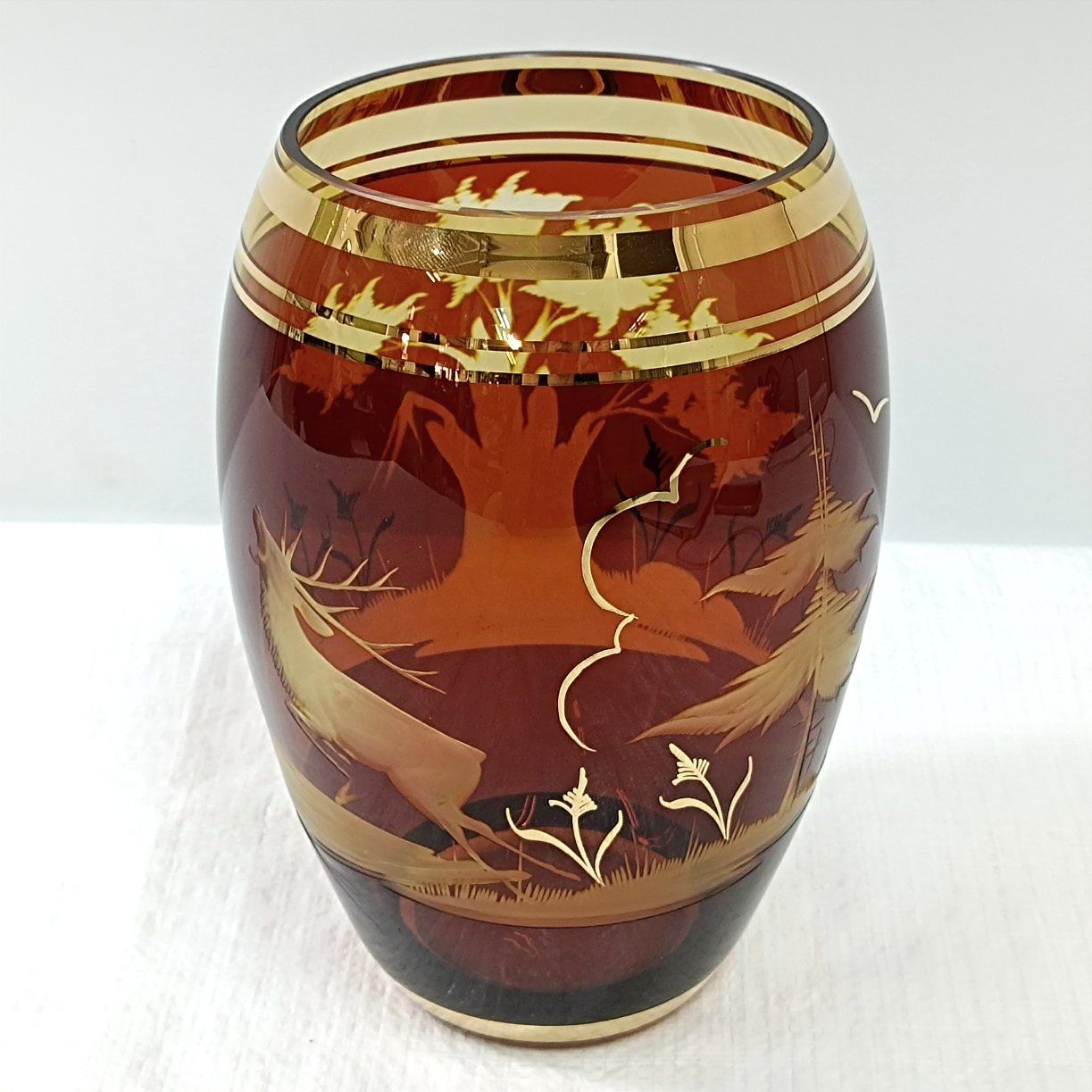 ボヘミアクリスタル 花瓶