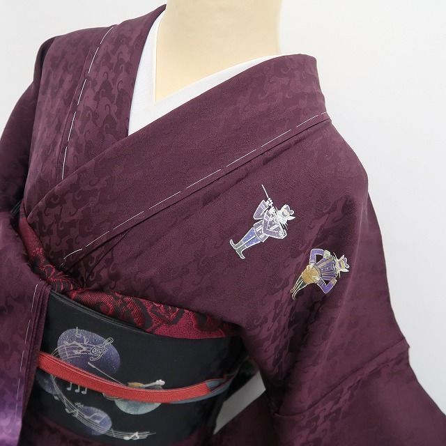 着物”猫の音楽隊が奏でる個性と気品”付下げ なごや帯