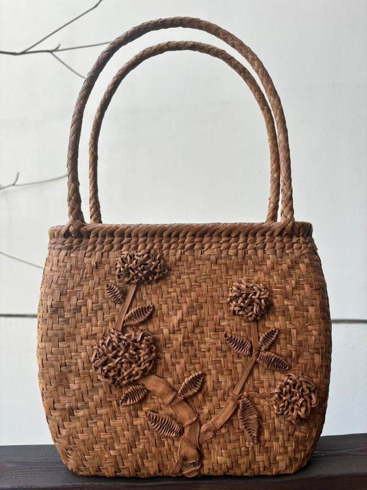 山葡萄 山葡萄かごバッグ 手作り 内布あり オリジナルデザイン 【公式