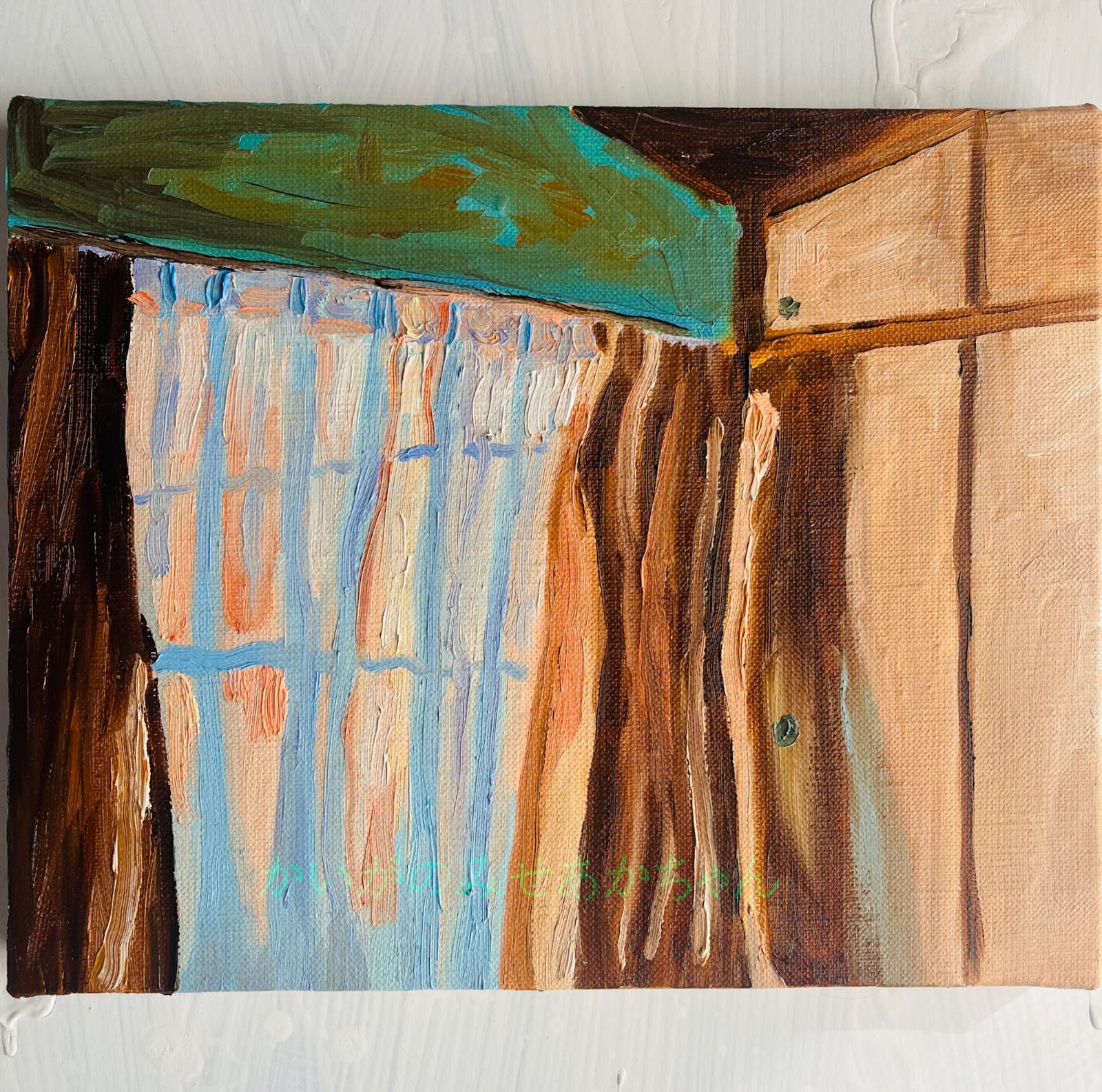 22×27㎝「画家の部屋」油彩・原画・F3 22×27㎝「画家の部屋」油彩・原画・F3 - メルカリ