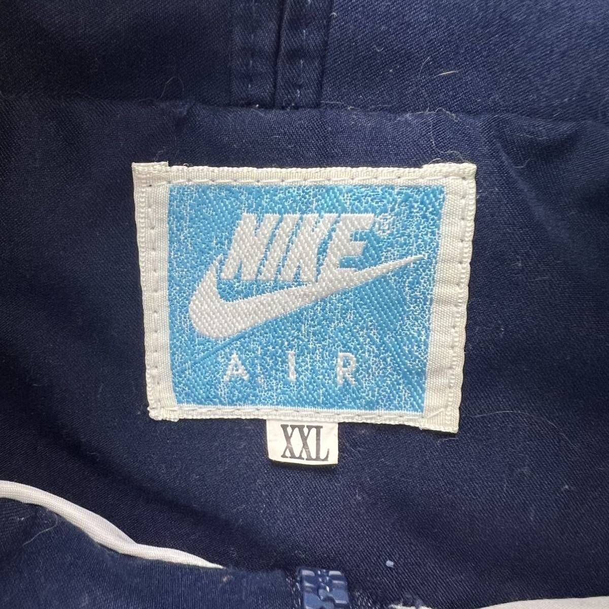 NIKE ☆ AIR 背中ロゴ スウッシュ ビンテージ ナイロンジャケット 