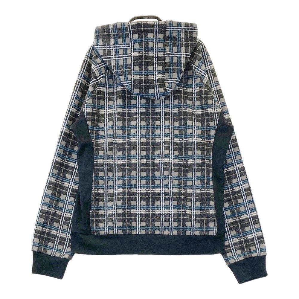 サイズ：L FILA GOLF フィラゴルフ  長袖ジャケット ジップパーカー チェック柄 グレー系 [240101421220] ゴルフウェア レディース ストスト サイズ：L FILA GOLF フィラゴルフ 長袖ジャケット ジップ