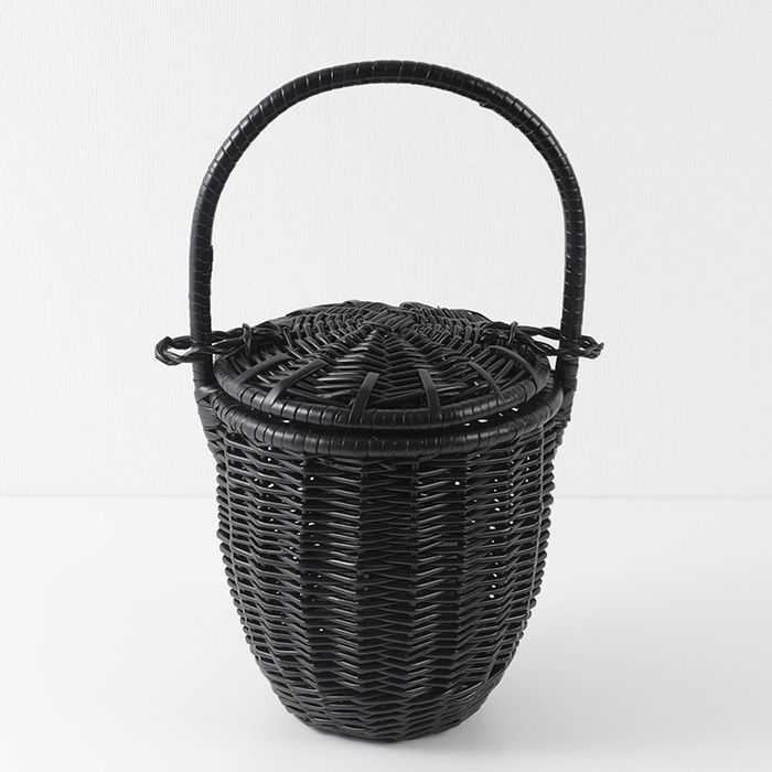 PATOU パトゥ バッグ かごバッグ ハンドバッグ ウィッカー バケツ