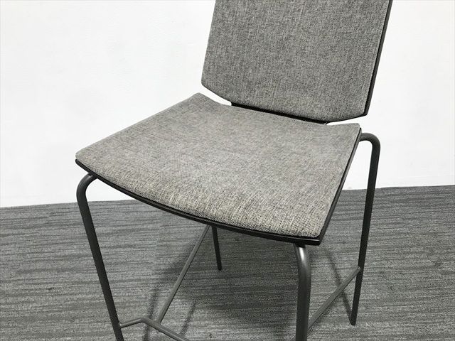 ②内田洋行/ウチダ ハイチェア ヘーゼル 背・座パッド付