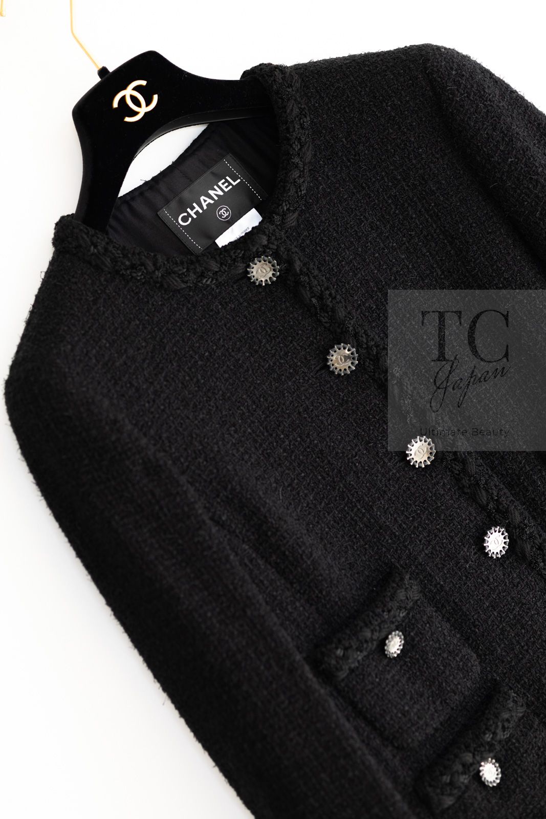 シャネル リトル ブラック ジャケット CHANEL ツイード ウール