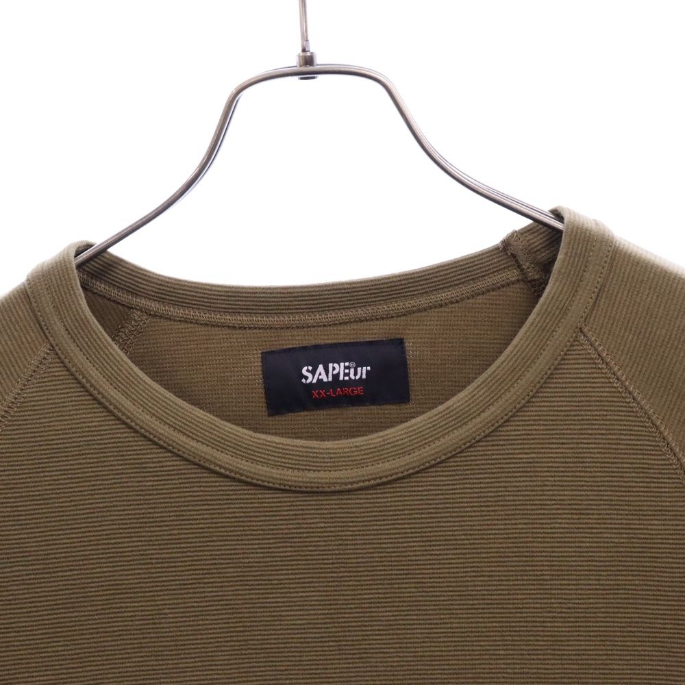 サプール SAPEur カーキ 長袖Tシャツ サプール SAPEur カーキ 長袖Tシャツ