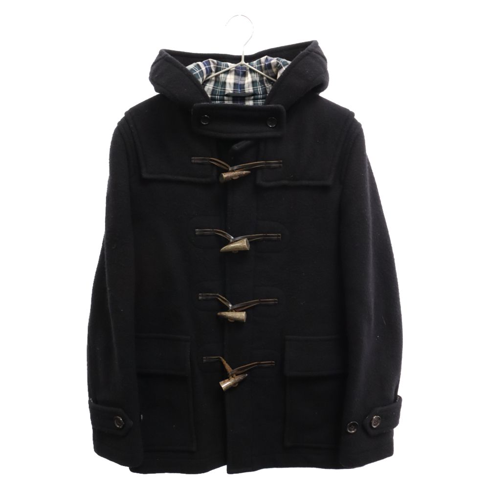 極美品■コムデギャルソンオム【L】田中オム ダッフルコート ウール ブラック 極美品□コムデギャルソンオム【L】田中オム ダッフルコート