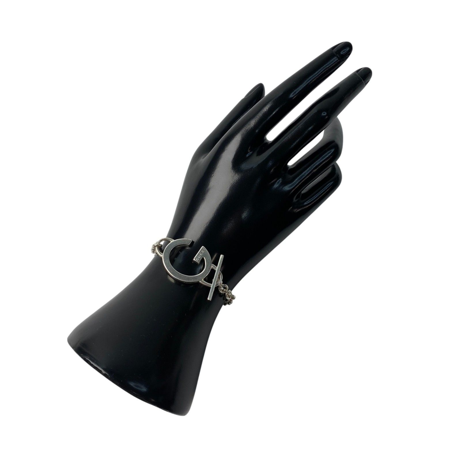グッチ GUCCI インターロッキングG ブレスレット Ag925/20.7g 16