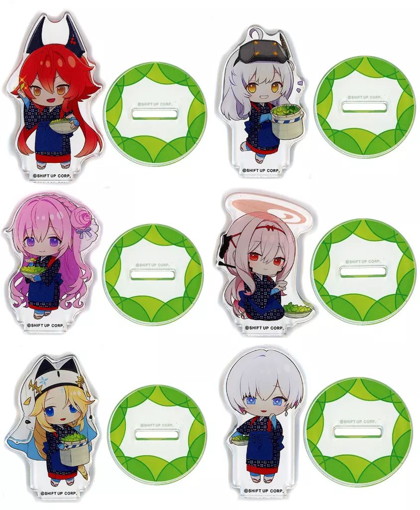 中古】アクリルスタンド・アクリルパネル 全6種セット 「勝利の女神