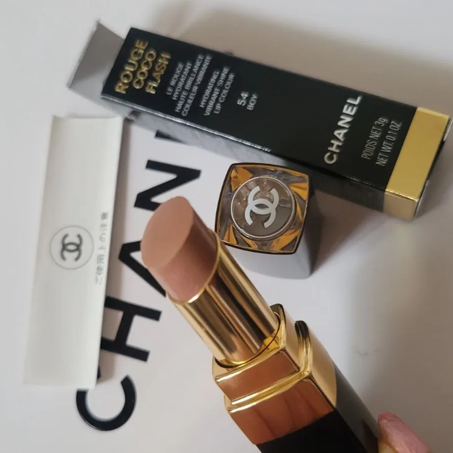 CHANEL☆リップスティック ルージュ ココ フラッシュ 54 ボーイ - メルカリ