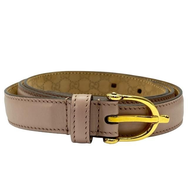 GUCCI グッチ 309900 ベルト 細ベルト アクセサリー 小物 レザー ピンクベージュ サイズ 90 36