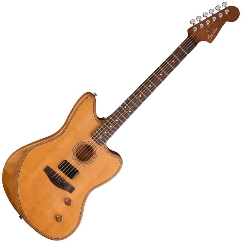 Fender Acoustasonic Standard Jazzmaster, Aged Natural