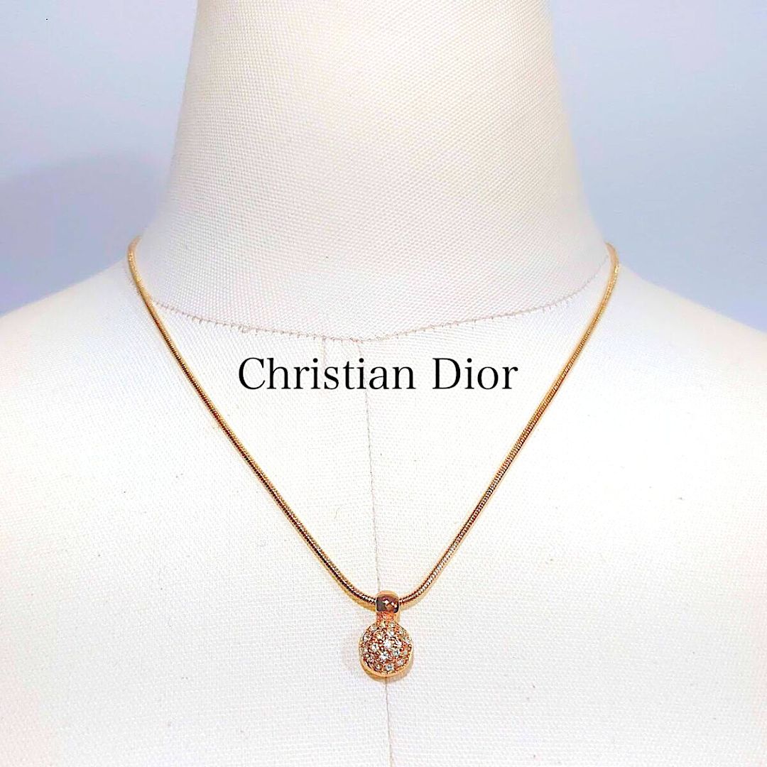 Christian Dior CD クリスチャンディオール ラインストーン