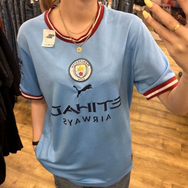 07-08 ルコック マンチェスターシティ ホーム サッカー ユニフォーム L