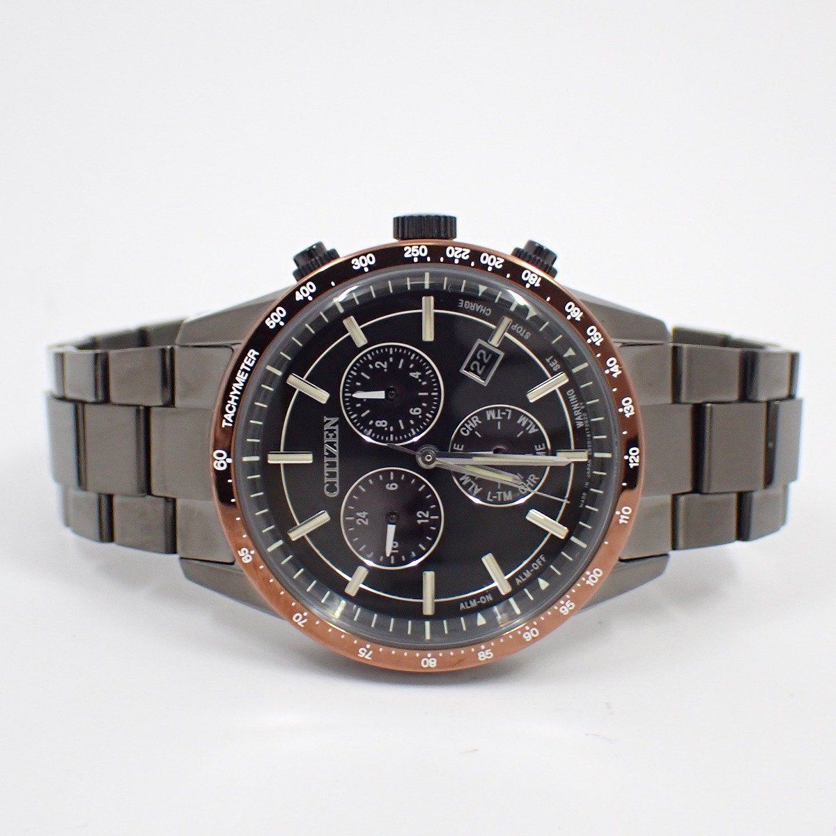 全品無料。 シチズン コレクション エコドライブ メンズ 腕時計 ブラック×ブラウン 純正SSベルト BL5495-72E いおき質店 何でも揃う。