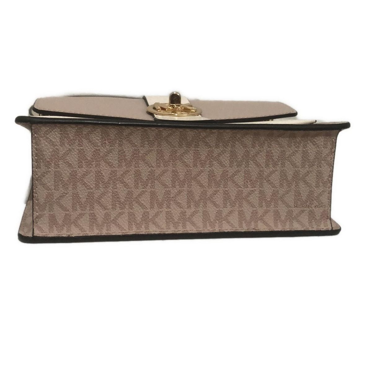 MICHAEL KORS ベージュ ロゴバッグ 新品未使用　箱、保存袋、紙袋付き MICHAEL KORS(マイケルコース) ショルダーバッグ - ピンク