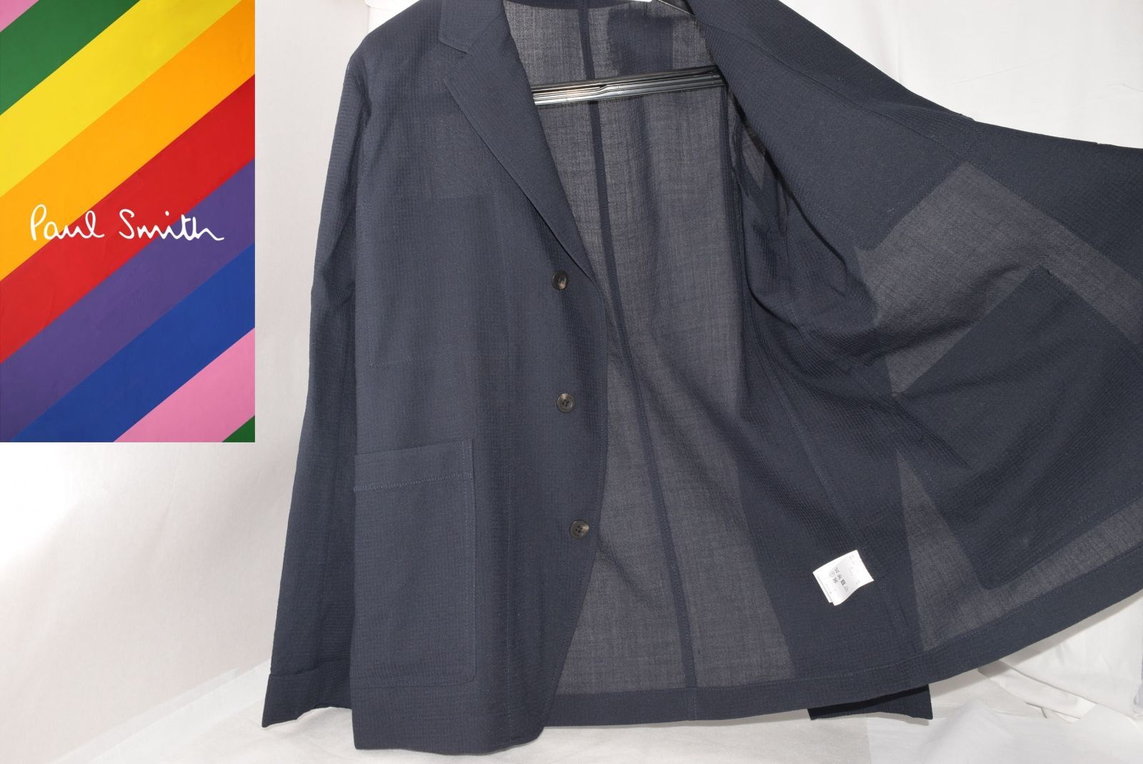 新品☆Paul Smith サマー ウール ジャケット☆紺☆Lサイズ☆超軽量素材 - メルカリ